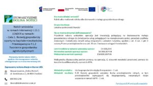 ogłoszenie o naborze agroturystyka